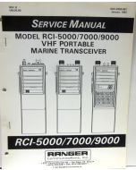 Service Manual for Ranger RCI5000 / 7000 / 9000 VHF Portable Marine Radios
